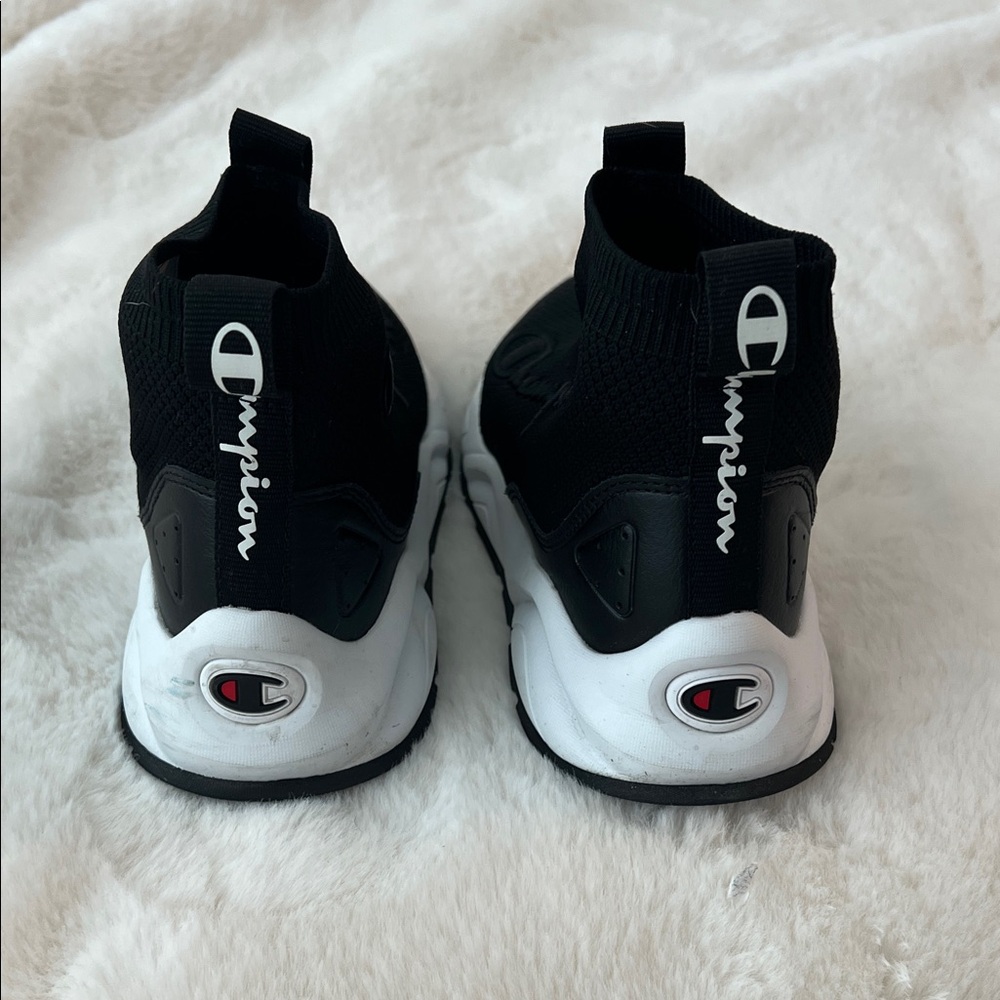 Champion Black and White Knit Sneakers - Picture 3 of 3